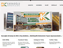 Tablet Screenshot of karaoglukirtasiye.com